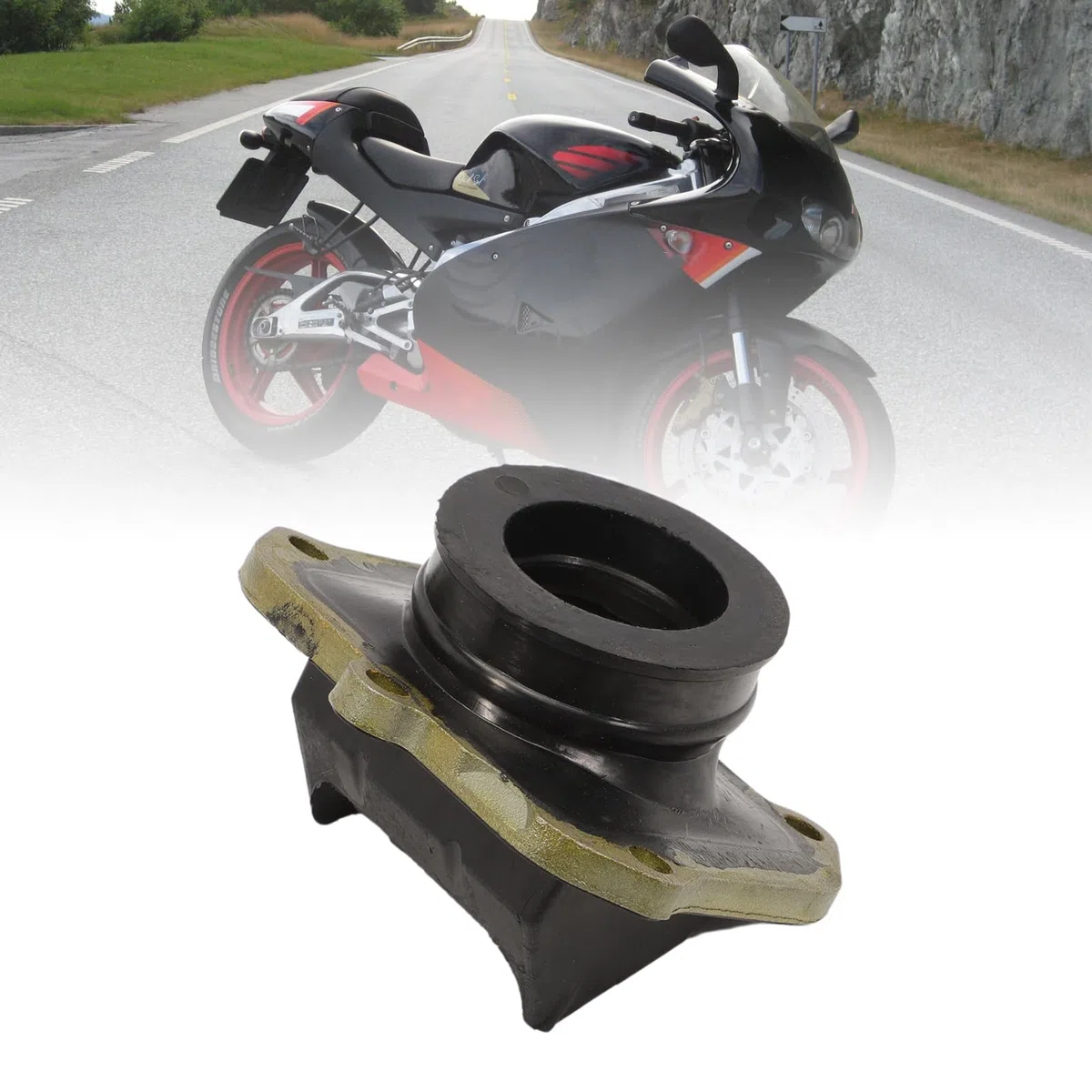 Boquilla de aspiración de goma para Aprilia RS 125 RX125 34 mm Dellorto carburador