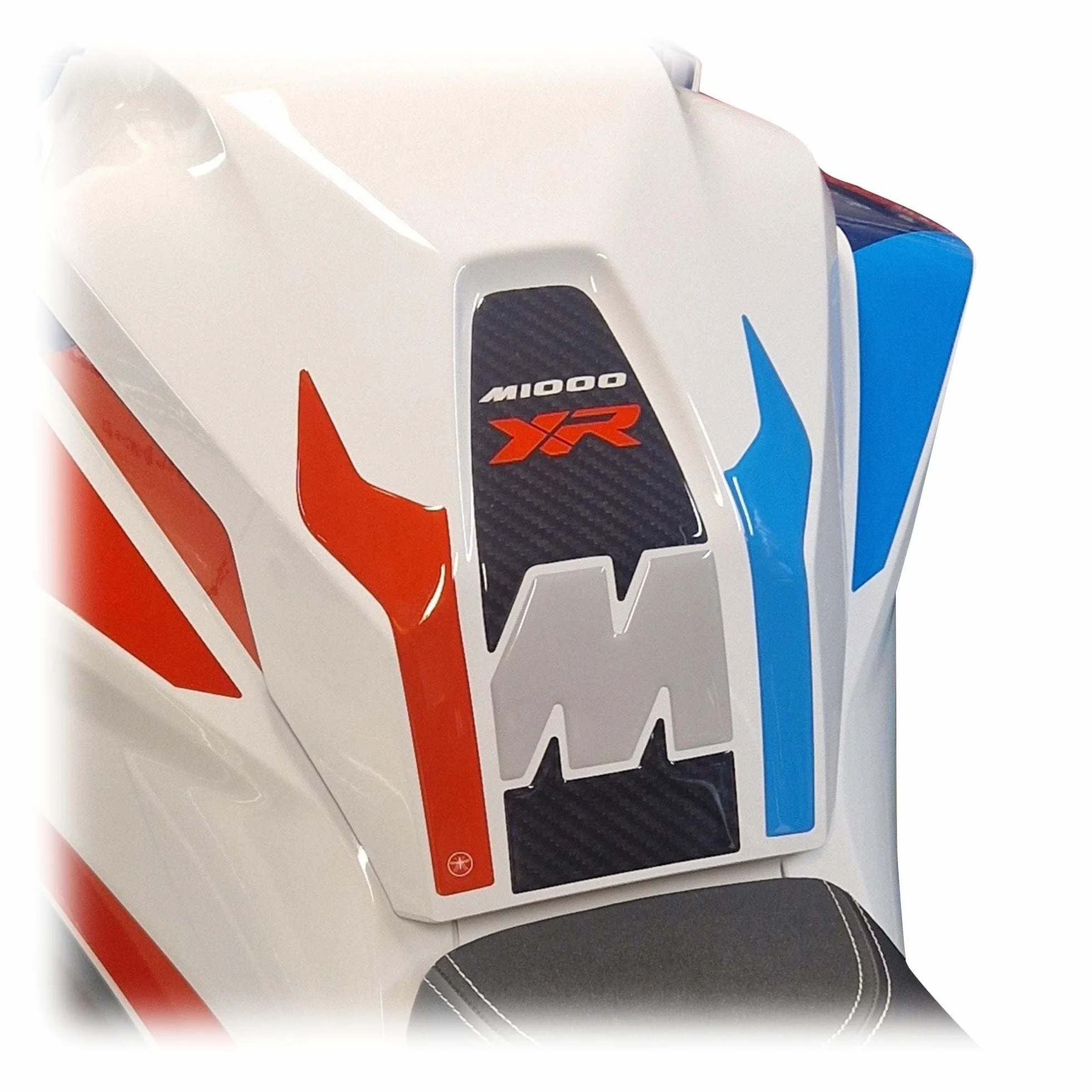 LABELBIKE - Pegatina 3D Moto Tanque Protección y Decoración de Resina Compatible con BMW M 1000 XR