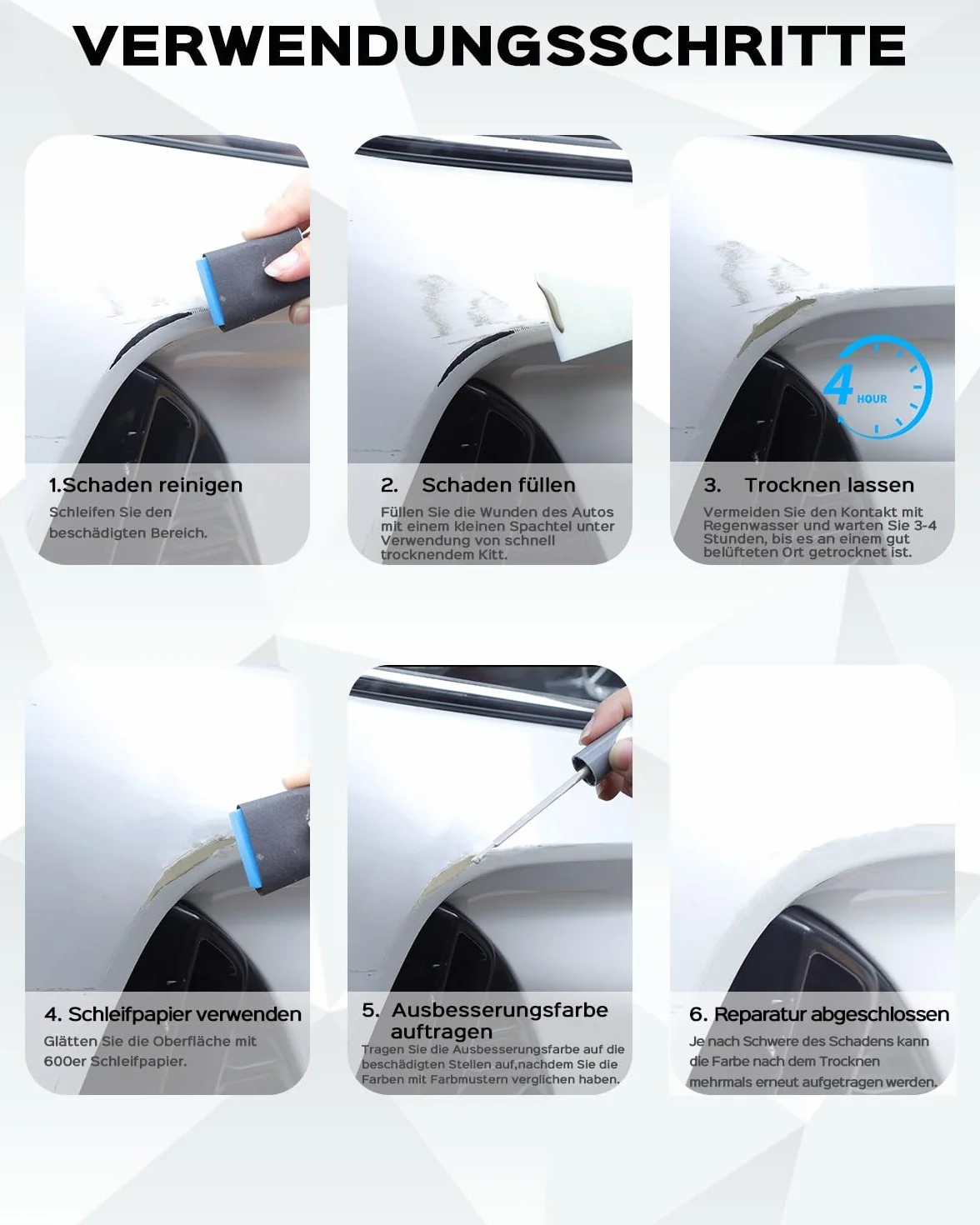 Kit de rotulador de pintura 46V Soul Red Crystal Metallic Tricoat para Mazda – Coincidencia exacta para desconchones y arañazos