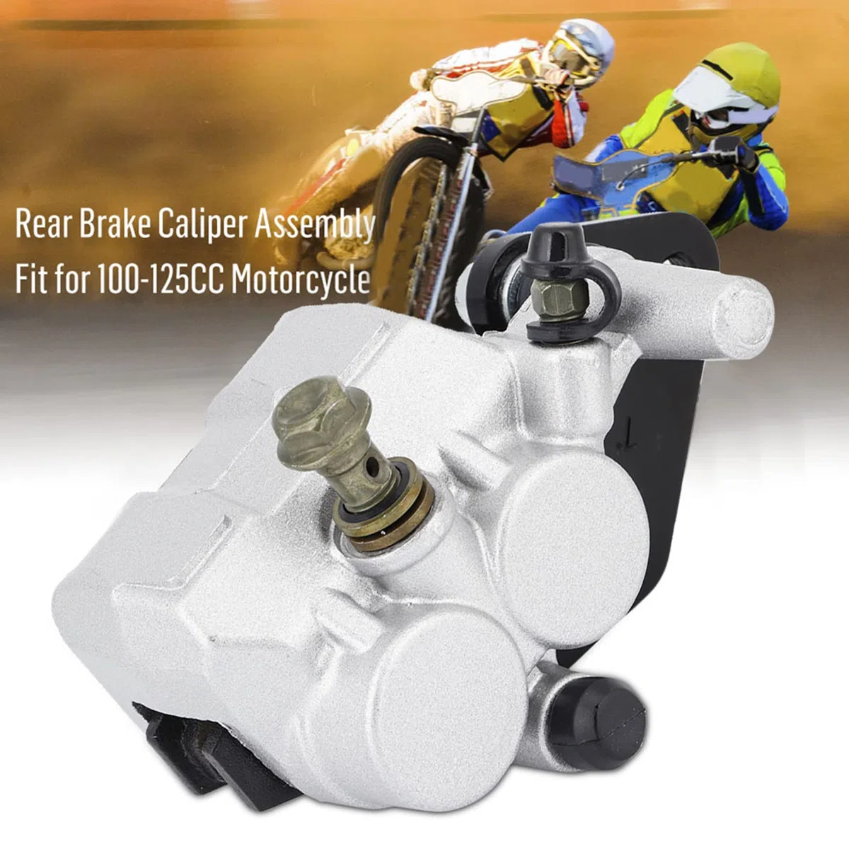 Pinza de Freno Trasero para Motocicleta,Conjunto de Pinza de Freno Trasero and Pinza de Aleación de Aluminio,Conjunto pinza freno trasero para Motocicleta 100-125cc