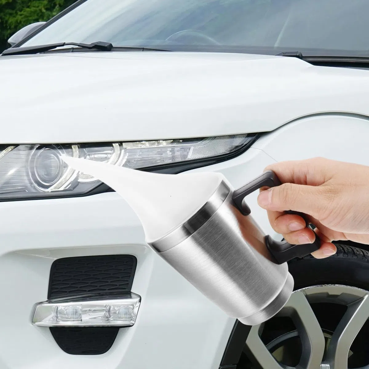 IMIKEYA Reparación De Faros De Coche Kit De Copa y Embudo para Restaurar Faros Herramienta De Reparación De Rayones De Vidrio para Renovar y Limpiar Lentes Automóviles