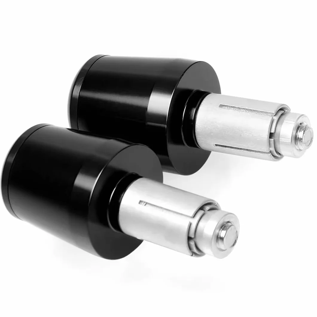 Contrapesos para manillar de moto de 22 mm universales, contrapesos para manillar de scooter, mancuernas para scooter o moto, terminales de manillar, terminales de puños de moto, tapones para manillar