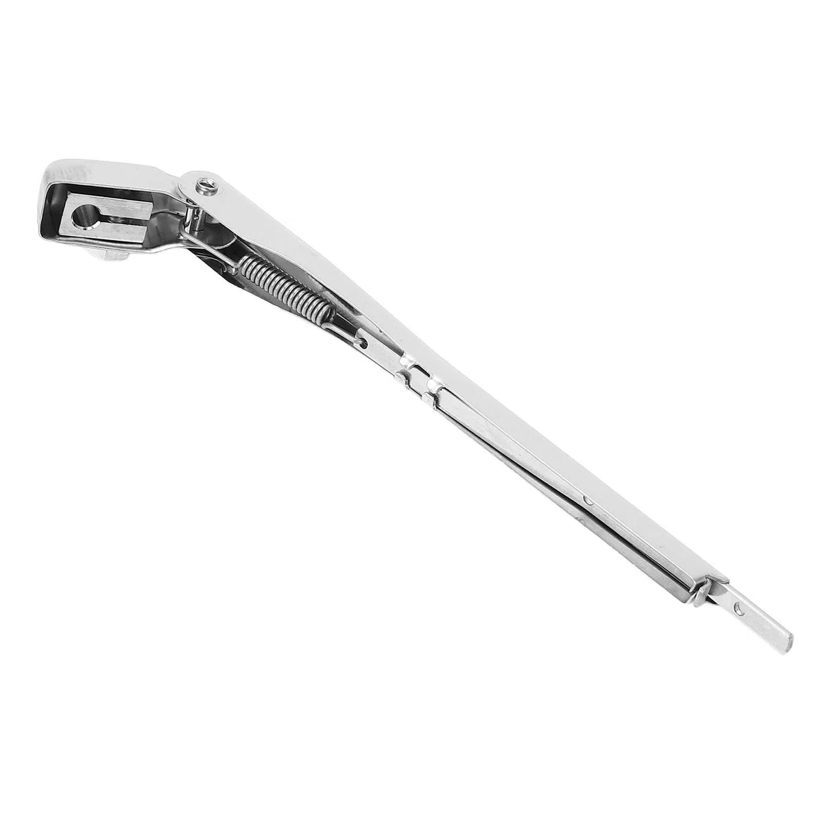 Generic Brazo de Limpiaparabrisas Eléctrico Duradero, Brazo de Limpiaparabrisas Ajustable de Acero Inoxidable para Hot Rod Boat Tractor UTV, Mantenimiento Eficiente en Días Lluviosos y