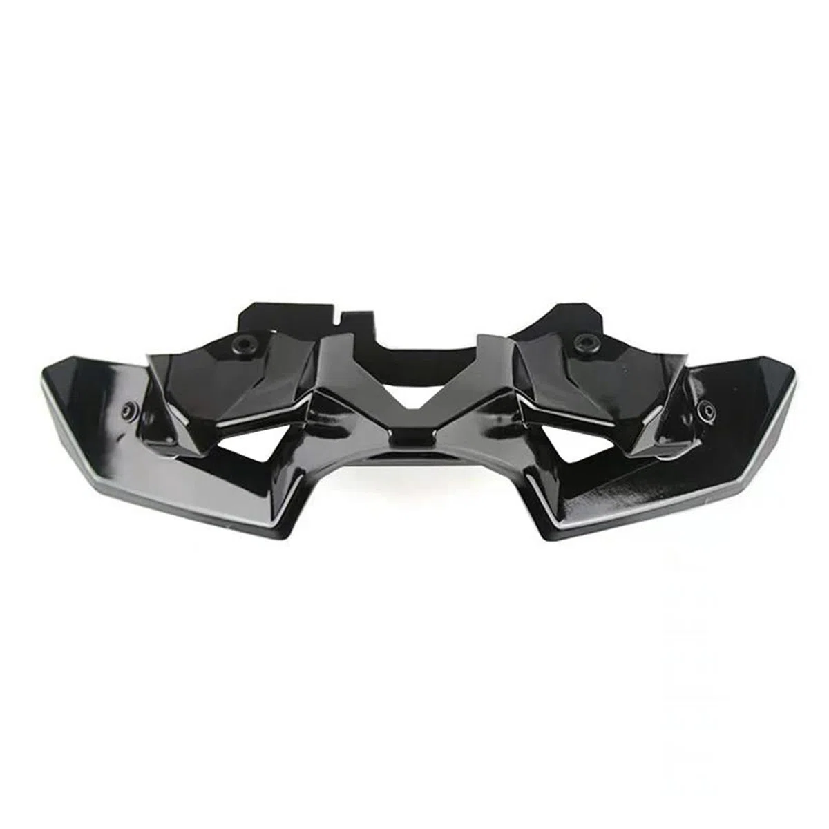 Alerón Delantero Kit Alerón Aerodinámico Alerón Delantero Desnudo Accesorio Motocicleta para Kawasaki para Z-900 2020-2024 Alerón ala Motocicleta(Negro Brillante)