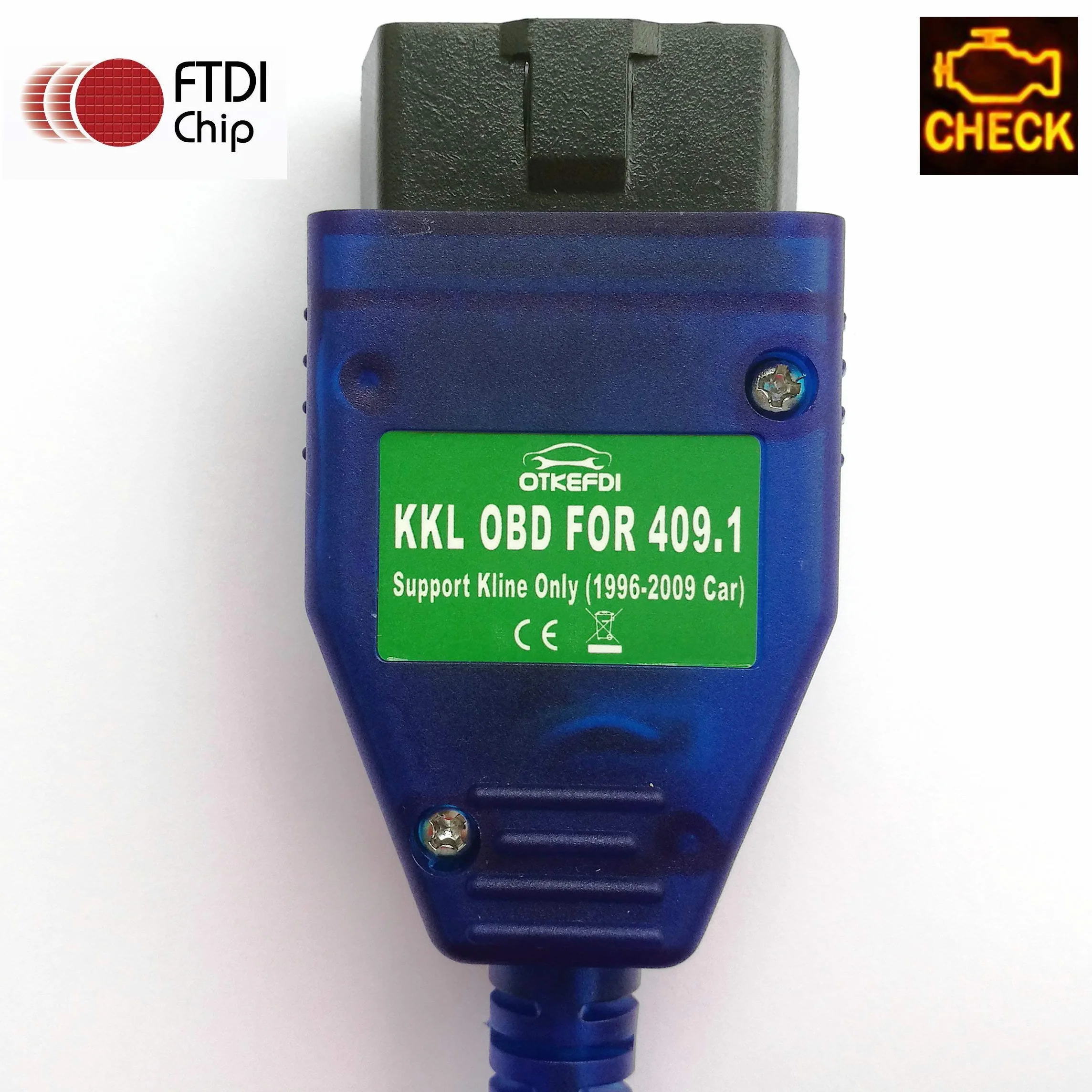 KKL 409.1 OBD USB Interfaz,Herramienta de diagnóstico KKL 409.1 OBD2 - Escáner KKL OBDII Cable OBD KKL 409.1