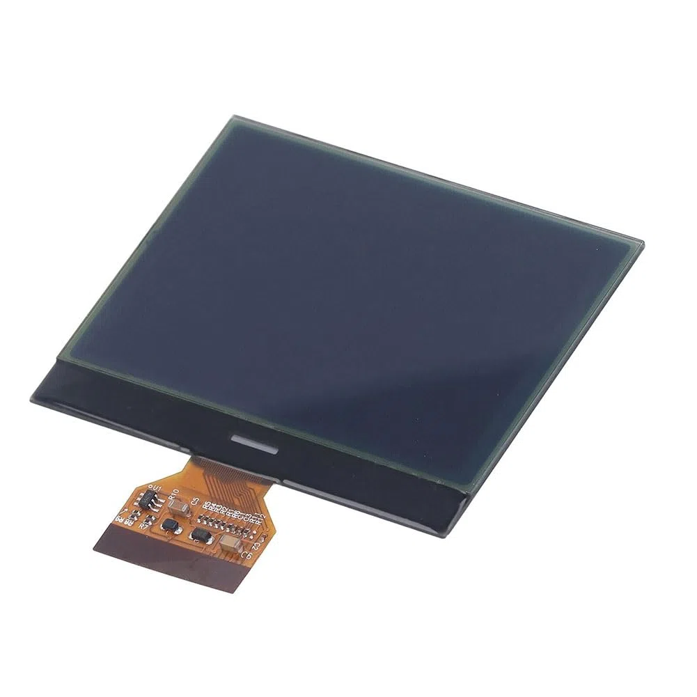 Pantalla LCD de tablero Donkivvy, pantalla de visualización del cluster de instrumentos LCD con conexión FPC del velocímetro Compatible con A4 B6 B7 2002-2008