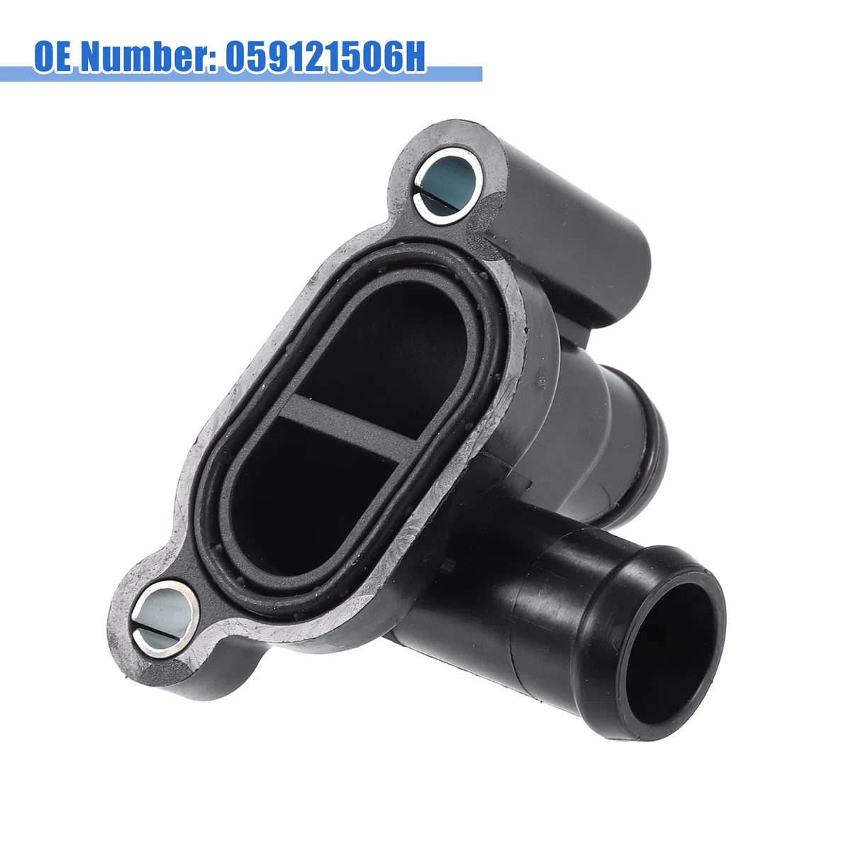X AUTOHAUX Car Engine Coolant Thermostat Housing Assembly 059121506H for Audi A6 3.0L TDI V6 DIESEL A/T Quattro TDI Premium Plus Sedan 2014-2016