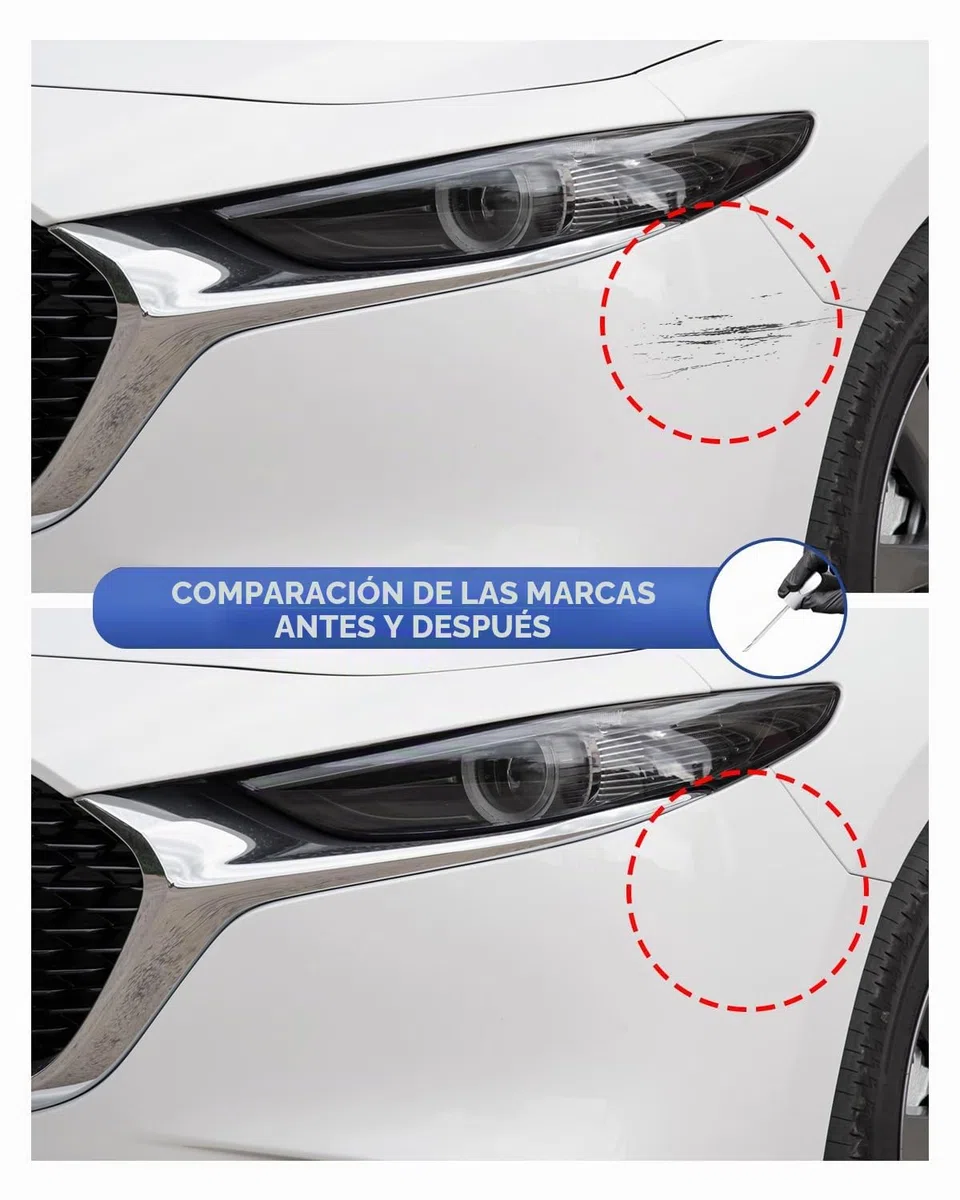 Kit de rotulador de pintura 46V Soul Red Crystal Metallic Tricoat para Mazda – Coincidencia exacta para desconchones y arañazos