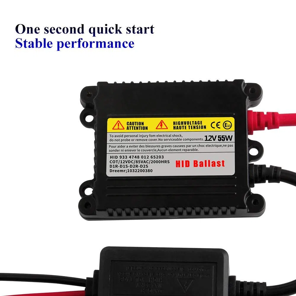 12 V 55 W Universal lastre Kit Xenon DC HID de Repuesto reactancia, 2 Piezas Todas Las Series para H1 H3 H4 H7 H10 H9 9005 9006 D2r D2s