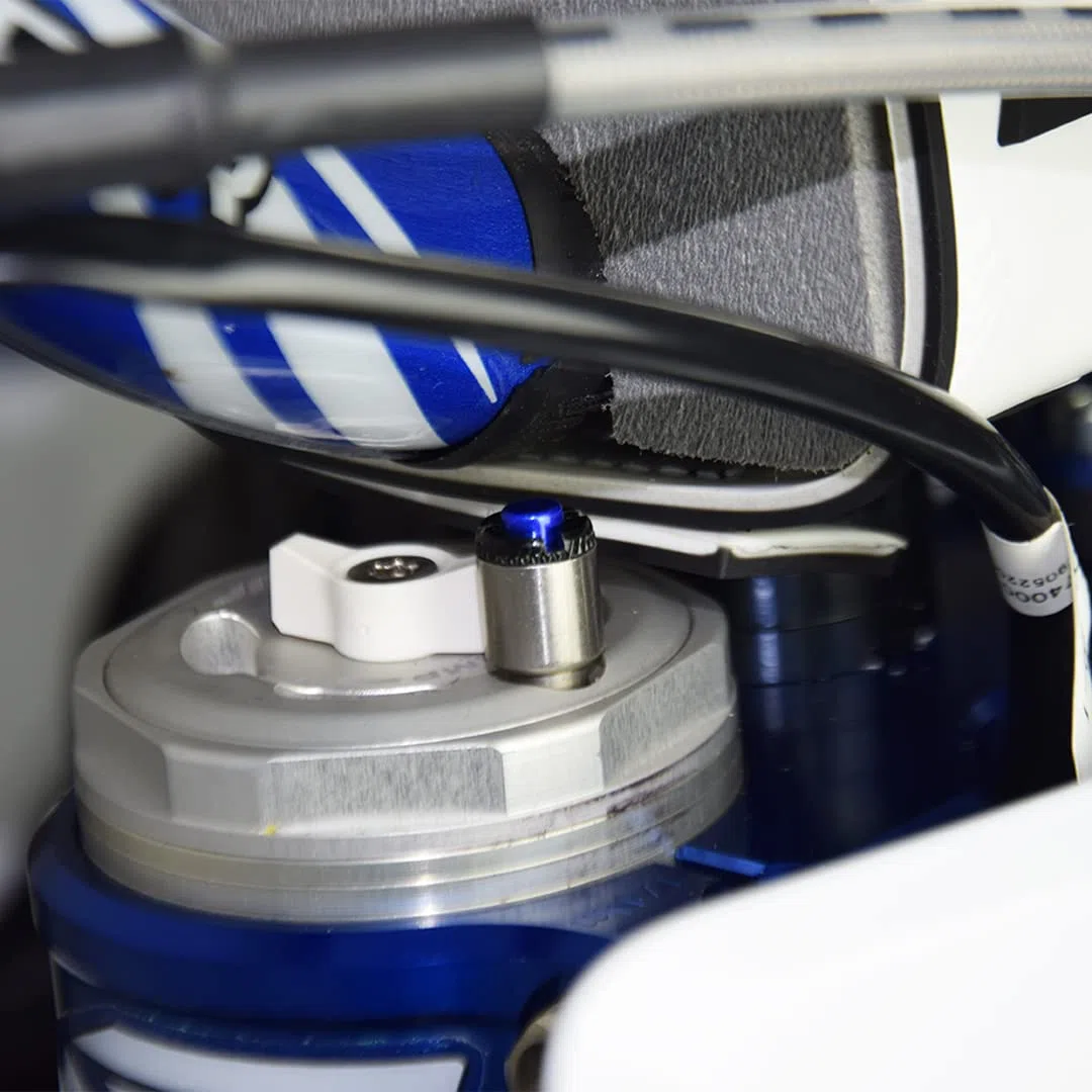 Purgadores de Horquilla WP MARZOCCHI M4 0.7 SCAR Compatible con KTM HUSQVARNA GAS GAS - Azul
