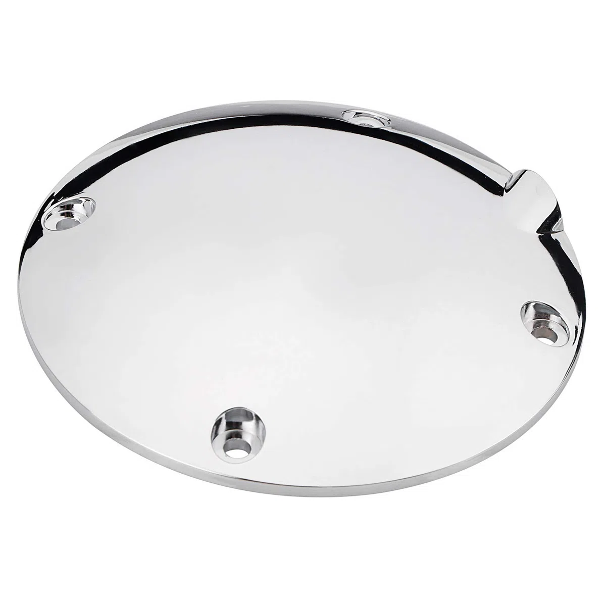Tapa de embrague Derby de 4 orificios para motocicletas cromada y satinada para Harley 1994-2003 Sportster XL 883 1200