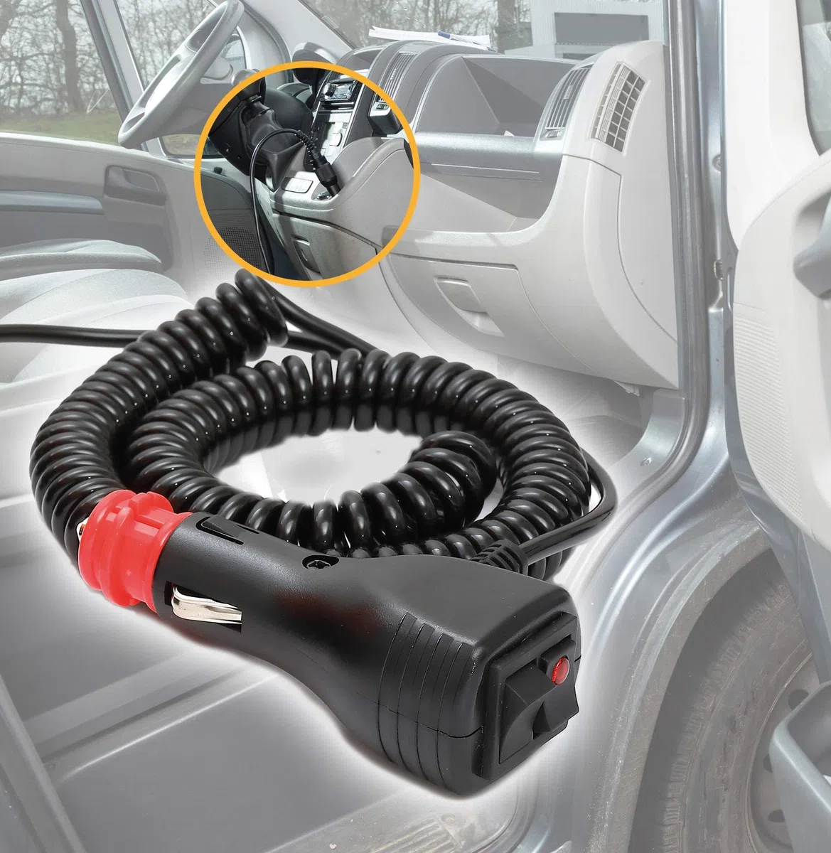 Ryme Automotive - Rotativo LED Homologado R65, Ambar Señalización Advertencia, Alta Visibilidad, Luz Emergencia Tractor, vehículo Agrícola, Grúa, transporte Especial, Homologado R65