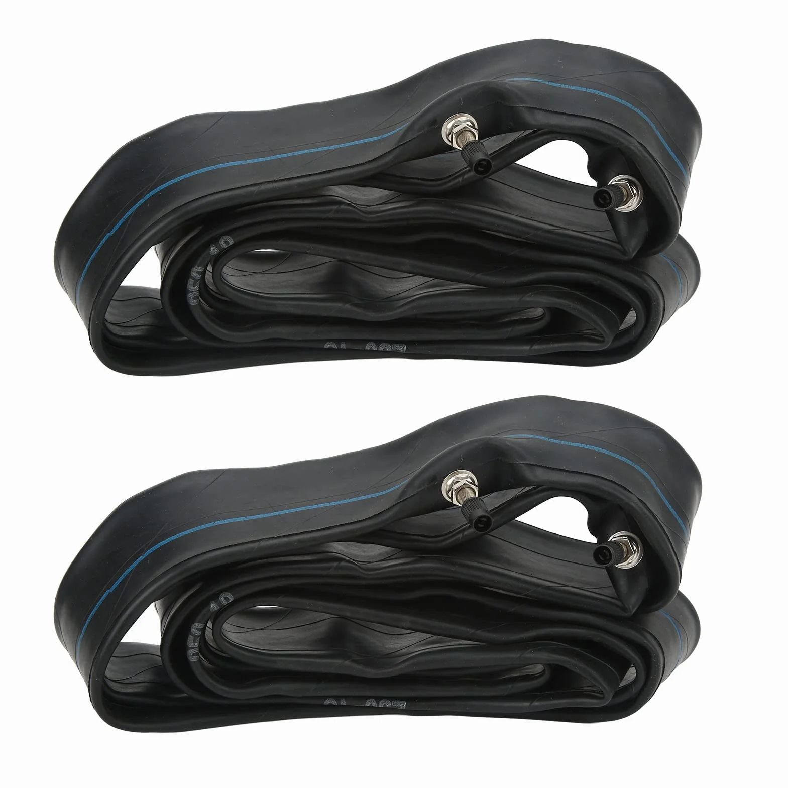 Asixxsix 2.50-18 2.75-18 3.00-18 Tubos Interiores de Motocicleta, 2 Piezas Tubos de Neumático de Motocicleta de Goma Premium con Vástago de Válvula Recta TR4 Tubo de Motocicleta de 18 Pulgadas