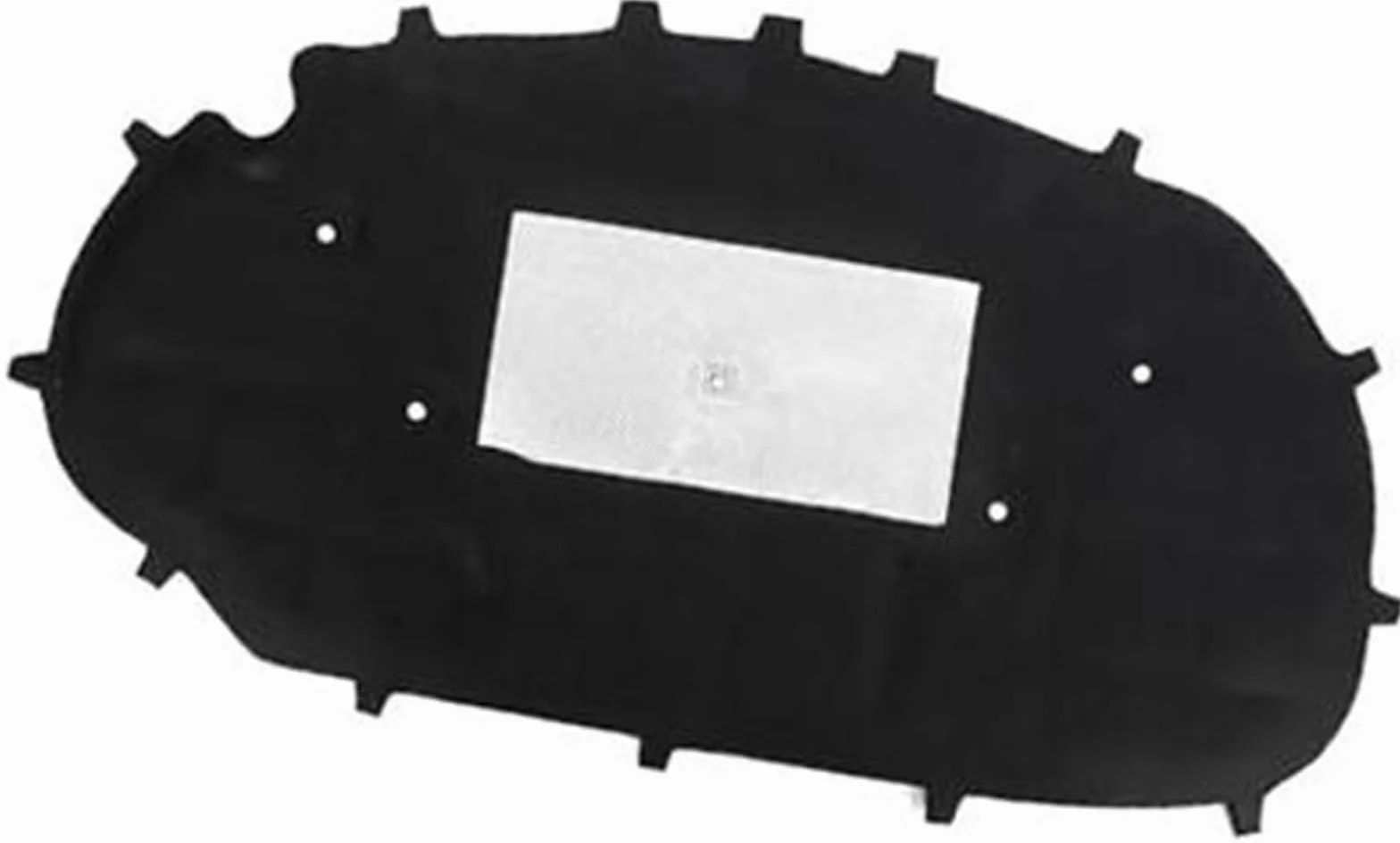 for VW, for Golf, 6/, for Golf, 6 GTI Cubierta insonorizada de algodón for Motor de capó Delantero Almohadilla de Aislamiento térmico Almohadilla de algodón Aislante para el Motor del(Schwar