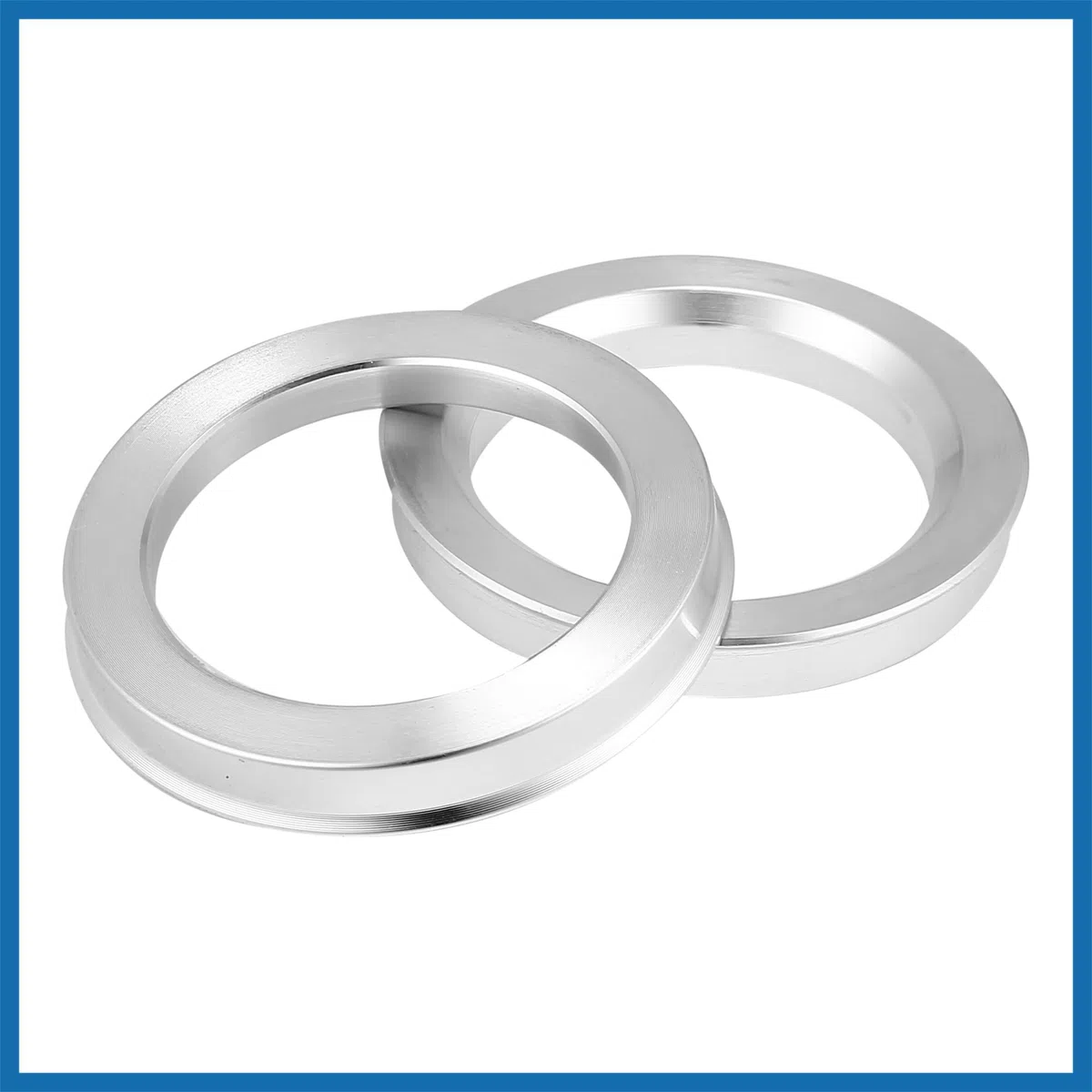 A ABSOPRO 4 Piezas OD 73,1mm Aluminio Aleación Coche Cubo Centrados Anillos 54,1 mm Anillos de Centrales Reemplazo de artículo