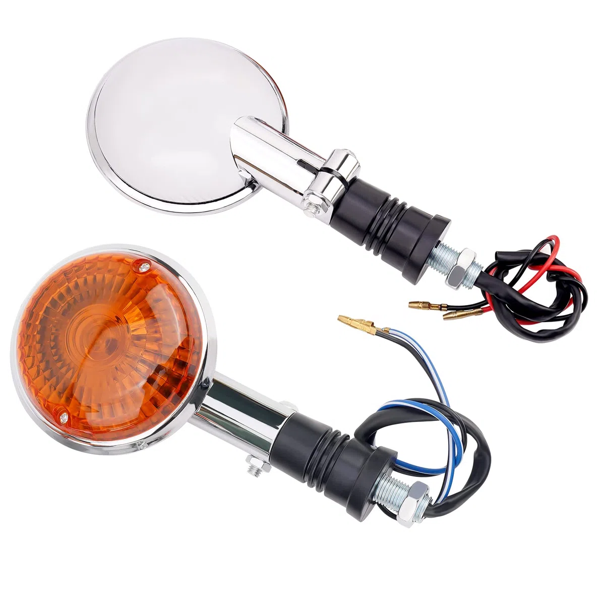 AHL Intermitentes para Motocicleta compatible con Yamaha XV400 Virago XV250 V-MAX 1200