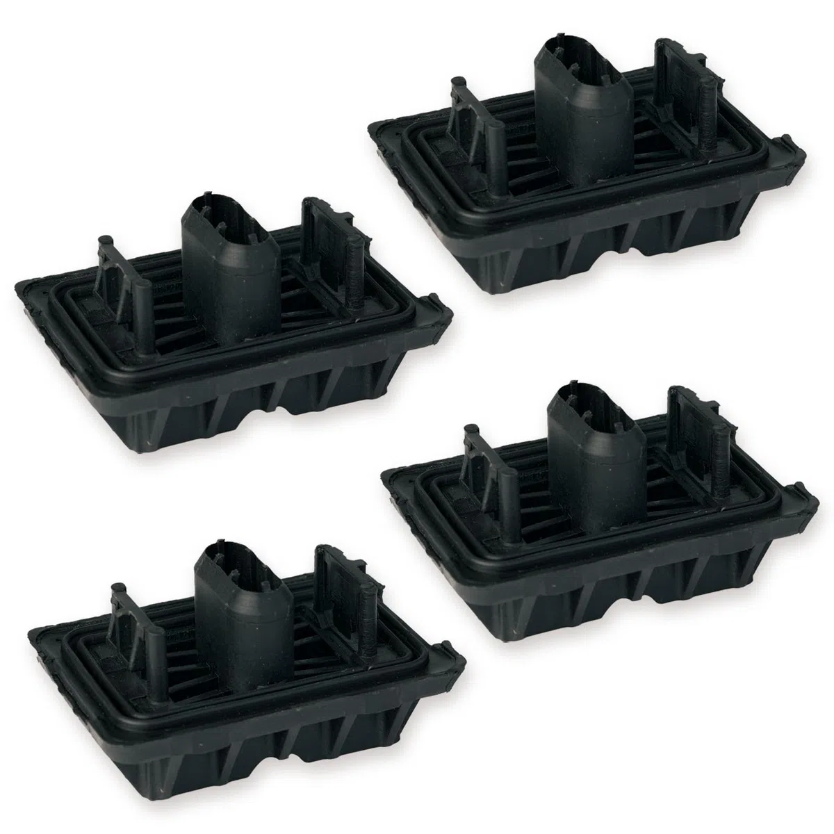 AUTOXBERT Adaptador de soporte para gato, almohadilla de goma, elevador hidráulico, bloque de goma, almohadilla de soporte para gato para BMW E81 E82 E87 E90 E91 E60 E61 F10 X1 E84 51717237195 (4