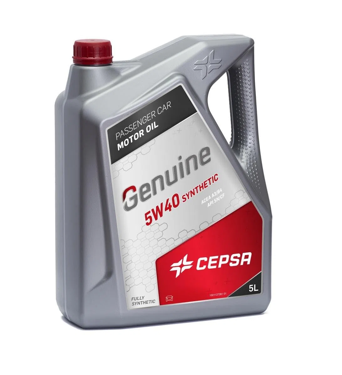 CEPSA Genuine 5W40 Synthetic (5L) Lubricante sintético para vehículos Gasolina y diésel