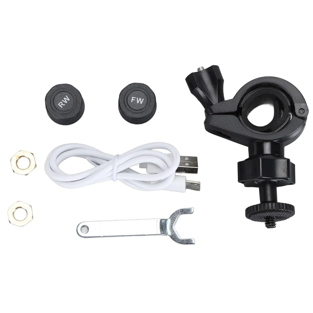 De Monitorizacion De Presion De Neumaticos Solar Tpms Pantalla Lcd Alarma De Presion Para Moto Scooter