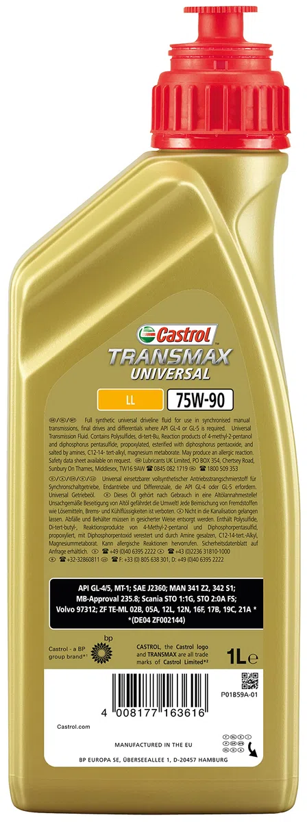 Castrol Transmax Universal LL 75W-90, 1L