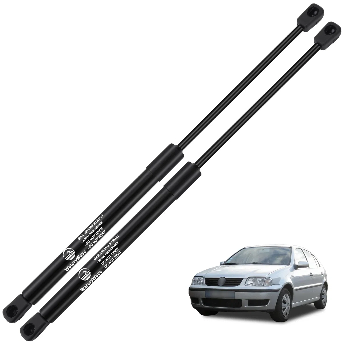 2X Amortiguador Maletero para VW Polo 6N1 6N2 Hatchback 1994-2001; para VW Polo Van Box/Hatchback 6N1 1994-1999 Resorte de Gas para Maletero Amortiguadores Muelle Maletero para #6N0827550A