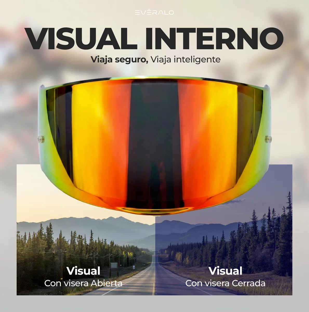 Visera compatible con LS2 FF353 Rapid - Rapid II - FF320 Stream Evo - FF800 Storm - Storm II (Rojo Cromo)