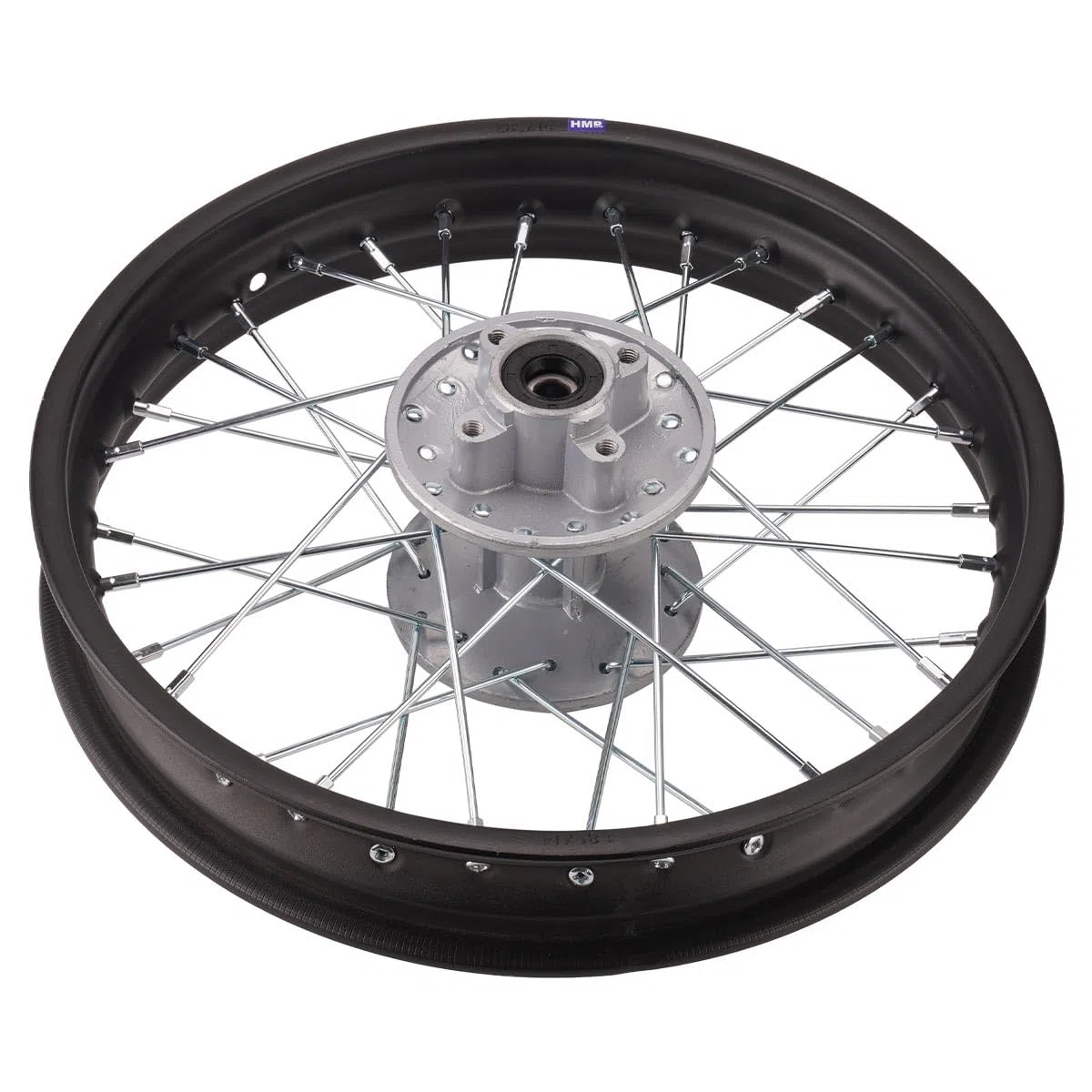 Llanta de acero de 14 pulgadas trasera negra adecuada para casi todos los modelos con eje de 12 mm Dirt Bike, Pit Bike, XMOTOS, Motocross (Negro)