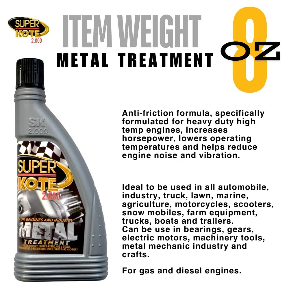 España Tratamiento ANTIFRICCION para EL Motor DE 1 A 3 litros DE Aceite Formato Motocicleta