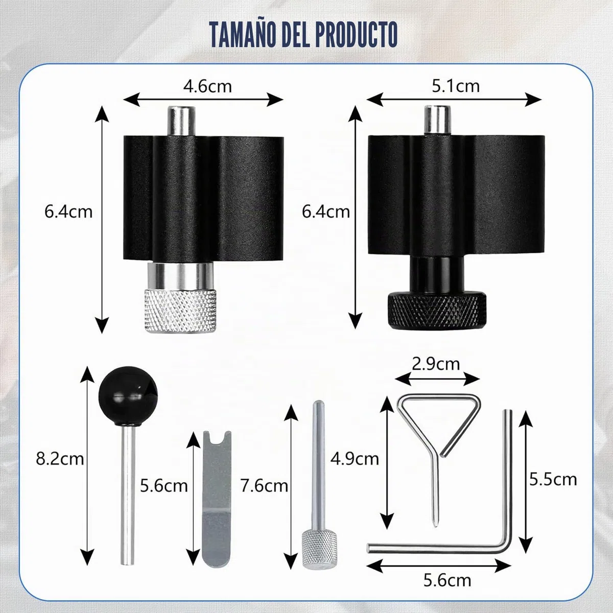 Kit Herramientas de Sincronización de Motor, Correa de Distribucion Calado de Distribución Compatible con VAG 1.4L 1.6L 1.9L 2.0L SDI TDI Diesel