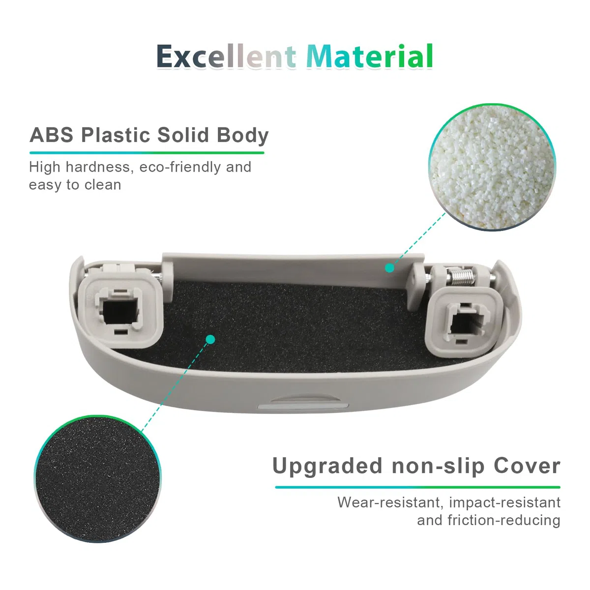 GAFAT Compatible con Toyota C-HR RAV4 Yaris Cross Corolla Cross Camry Rise 2019-2025 2026/ Daihatsu Rocky Taft Tafuto Estuches de Gafas de Sol, Organizadora Caja de almacenamiento Accesorios (Gris)