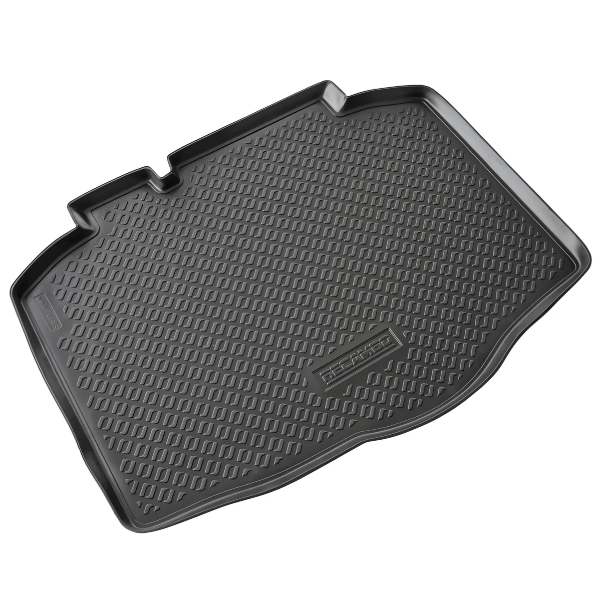 RECAMBO Alfombrilla de protección para maletero compatible con Seat Ibiza V | 6F | Año de fabricación a partir de 2017 - Alfombrilla de goma para maletero/carga 3D | Alfombrilla de maletero con borde