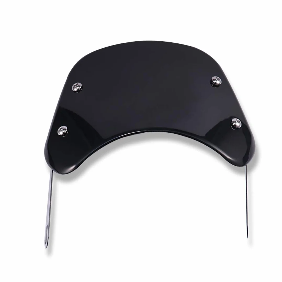 Deflector de Parabrisas Universal para Motocicleta para Faros de Motocicleta de 5 '' - 7 '' (Negro)