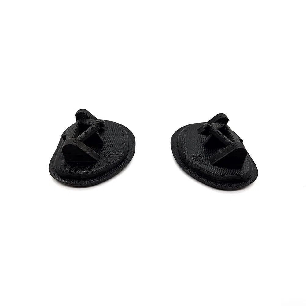 Par de tapas de arandela de faros delanteros compatibles con BMW Z4 E85 E86 2002-2008, repuesto de plástico ABS para OE 51117078261 51117078262, negro