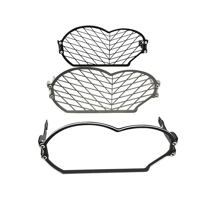 Rejilla Faro Moto, Protector Faro Motocicleta Uso Apto para BMW R1200GS ADV 2004-2012 Protección De Faros Delanteros Protector De Faros Delanteros Cubierta Protectora Rejilla Protectora