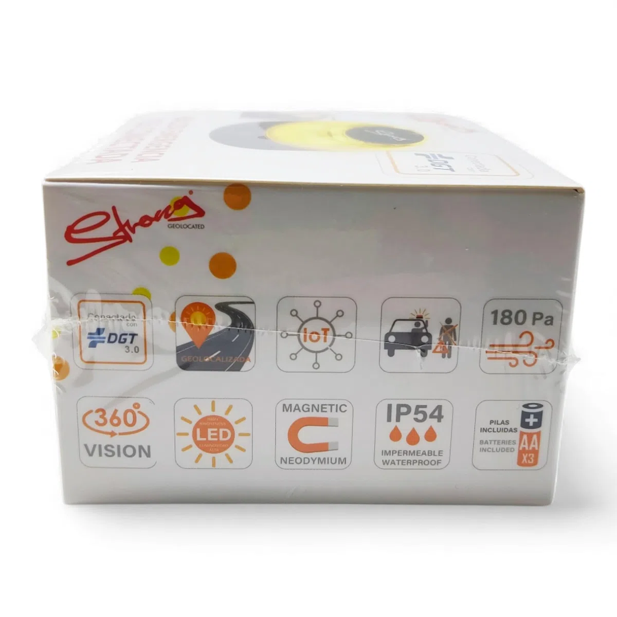 Strong Baliza V16 Emergencia Conectada Homologada DGT 3.0, Luz Emergencia Coche con Geolocalización, Visibilidad 1Km, 12 Años Conectividad