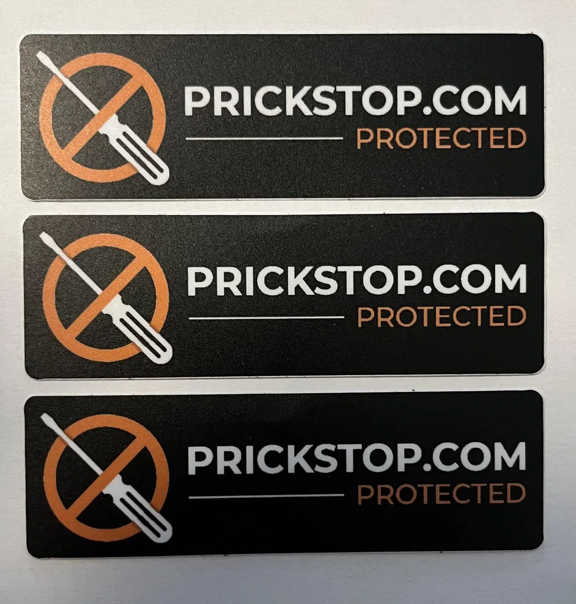 Prick Stop – Seguridad para puerta FIAT Ducato, Citroen Jumper, Peugeot Boxer y Pössl Caravana | Prickstop protección antirrobos (adhesivo negro)