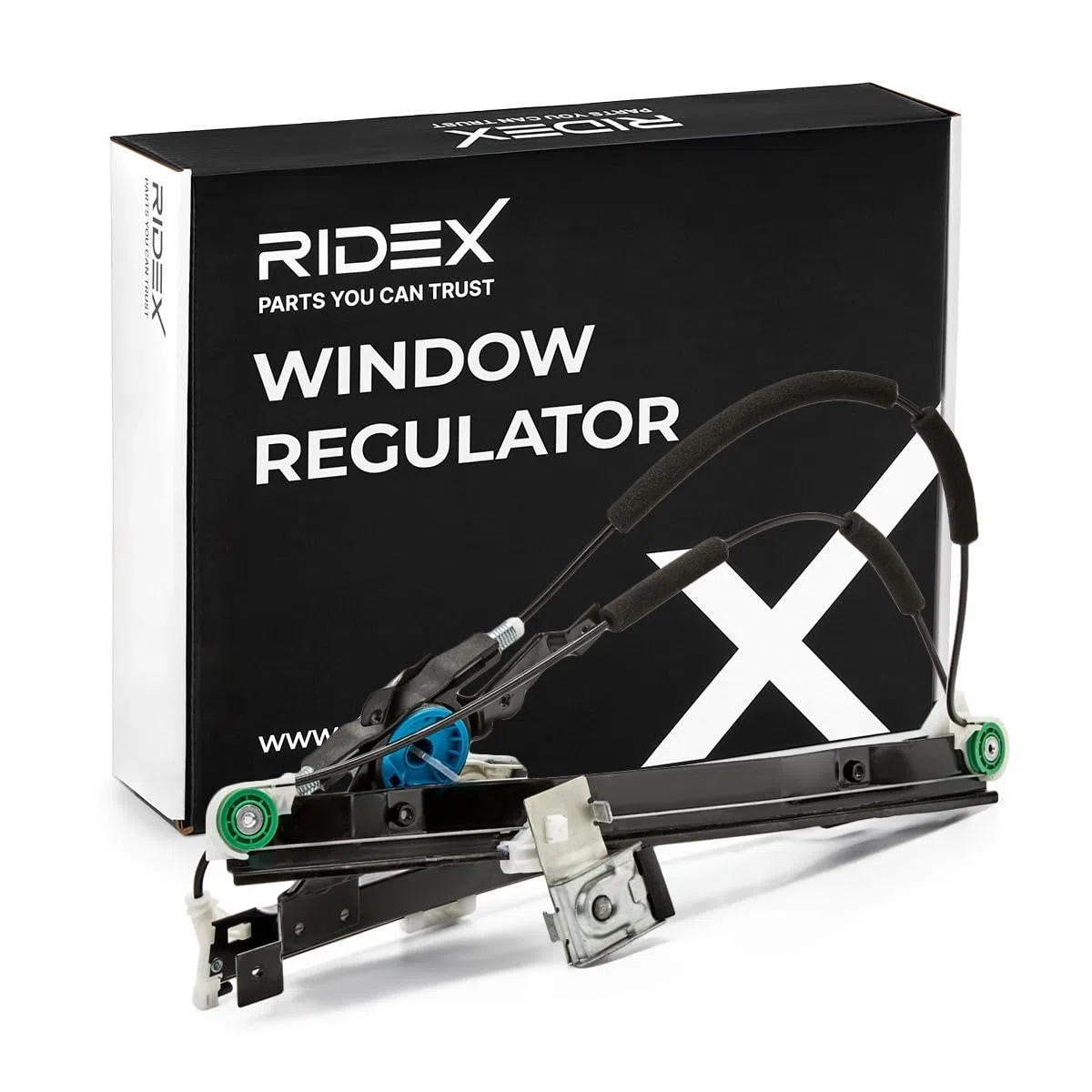 RIDEX 1561W0039 Elevalunas eléctrico Delante, Izquierda sin electromotor Compatible con FORD Mondeo Mk3 Familiar BWY