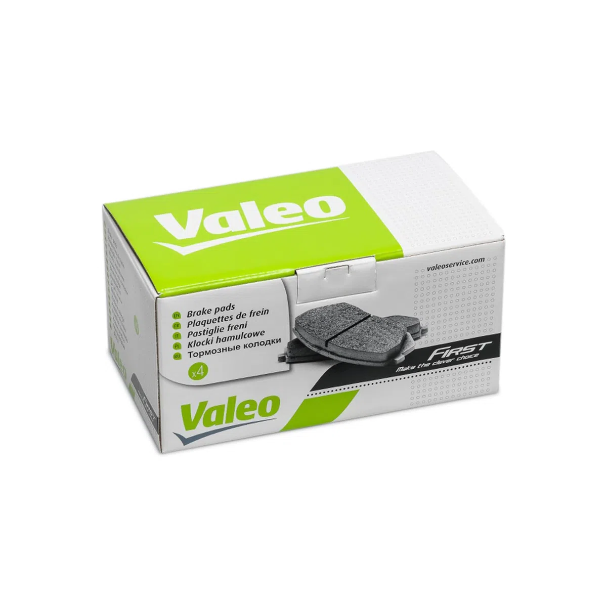 Valeo Pastillas de Freno Essential 302164, Juego de 4 Pastillas, Eje Delantero - Certificación ECE-R90