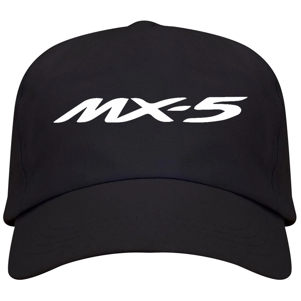Genérico Gorra Mazda MX-5 Logo Hombre Negra 5 Paneles 100 Algodón 340 g/m² Cap