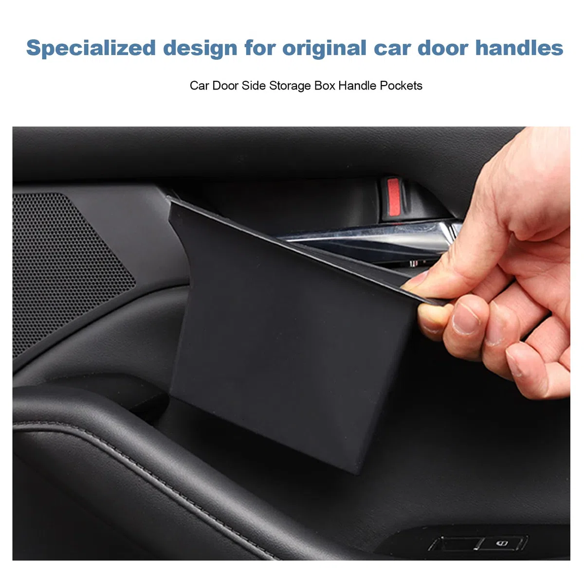 CDEFG [4 unidades] Compatible con Mazda 3 BP CX30 CX-30 2019-2023 2024 Caja de almacenamiento para puerta de coche CX-30 Caja de almacenamiento interior CX30 Accesorios (frontal y trasero)