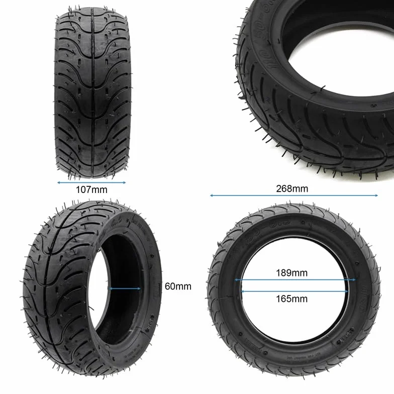 Neumático Tubeless 110/50-6,5 [Qind]