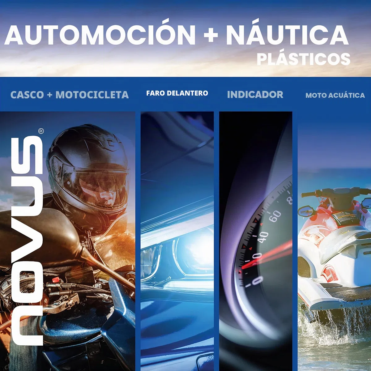 Novus Fina de 2 plástico – Reparador de arañazos, 8 ml
