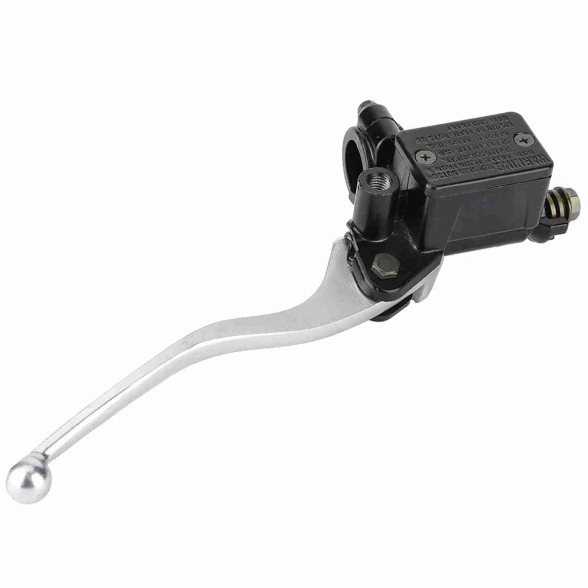 Aramox Palanca de Embrague y Freno Delantero 7/8", Cilindro Maestro para Motocicleta compatible con CB CBR250 MC19 VT250 MC20, Negro y Plateado