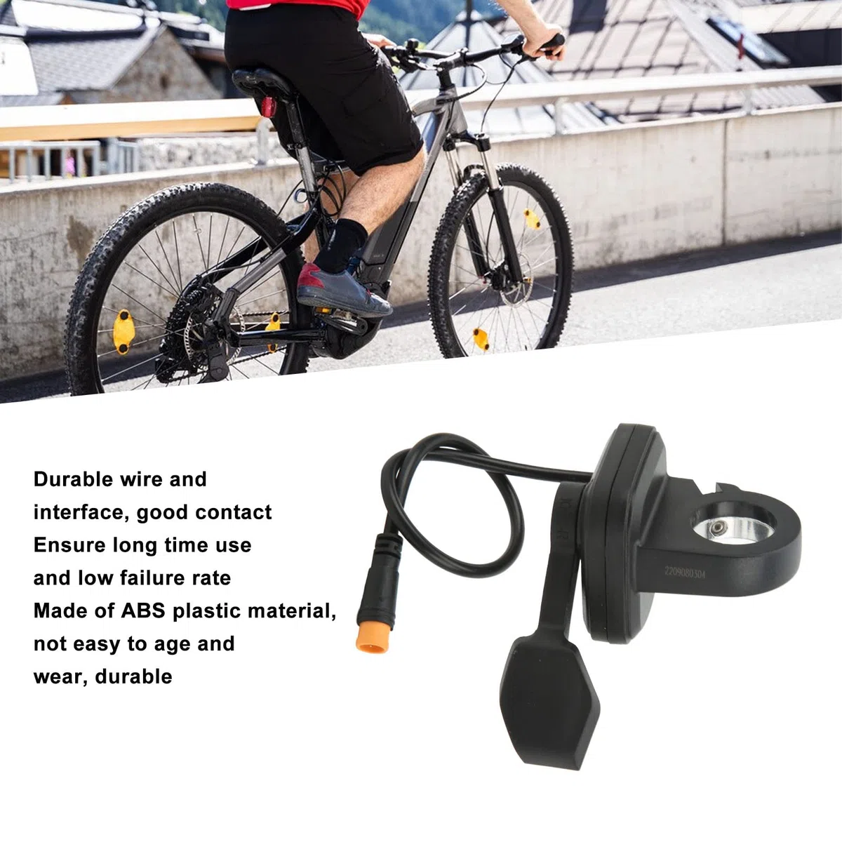 Acelerador de gatillo de Pulgar,Acelerador de Dedo de Bicicleta eléctrica Resistente al Desgaste (Mano Derecha)
