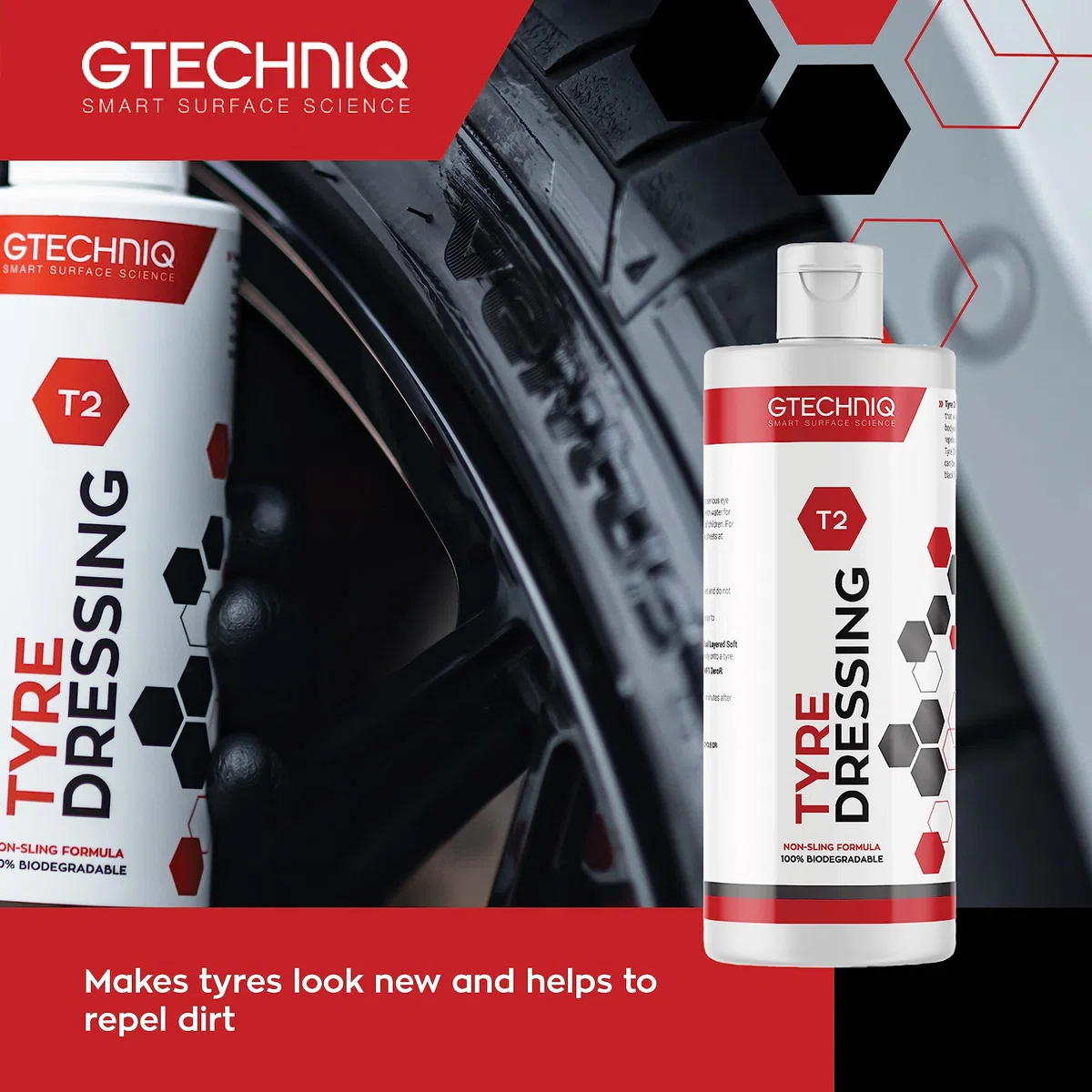 Gtechniq T2 0.25 T2 - Revestimiento para neumáticos (250 ml)