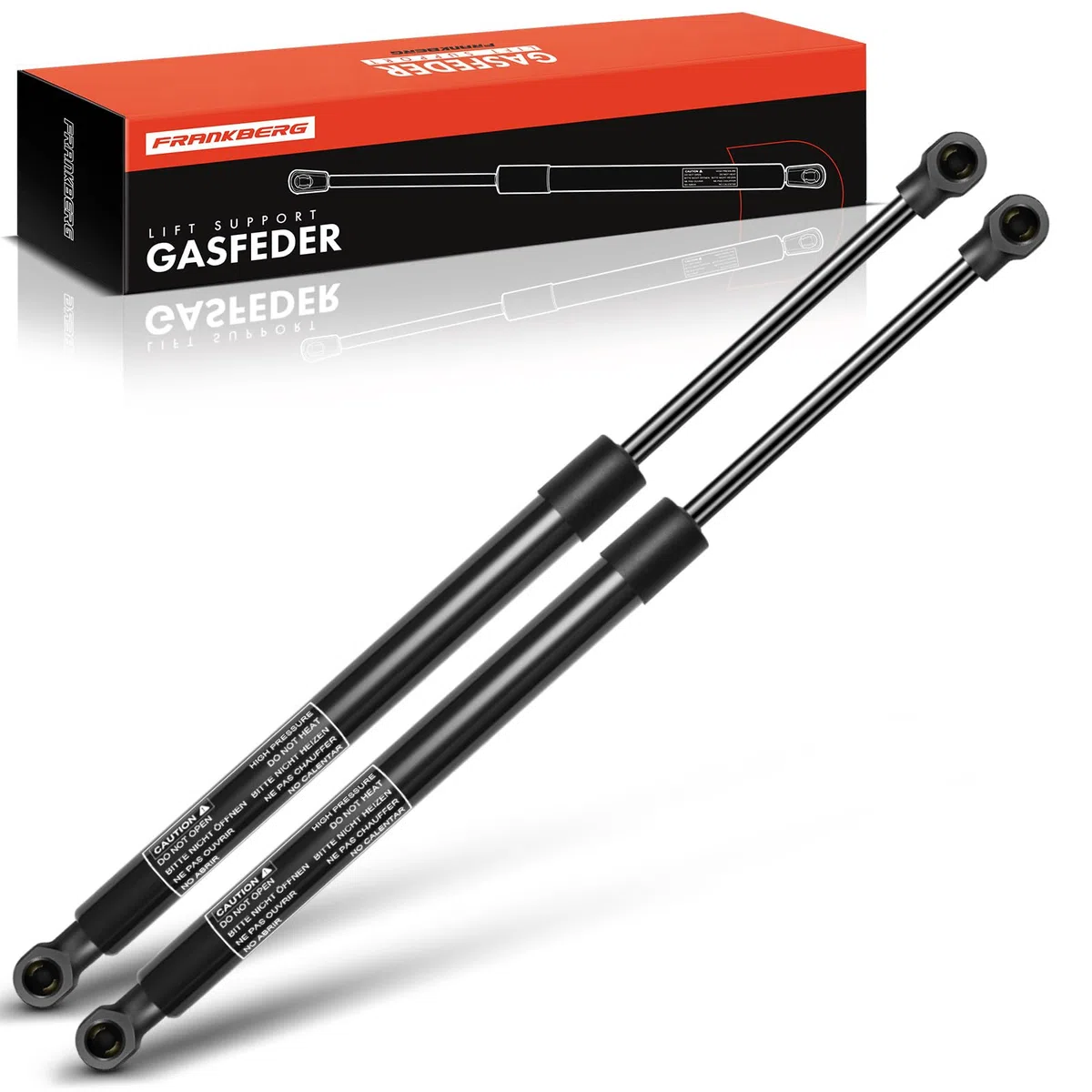Frankberg 2x Amortiguadores de gas portón trasero Maletero Compatible con Serie 3 E46 318 320 323 325 328 330 Todos los Motores Coupé Limosine 1998-2006 Replace# 51248254281