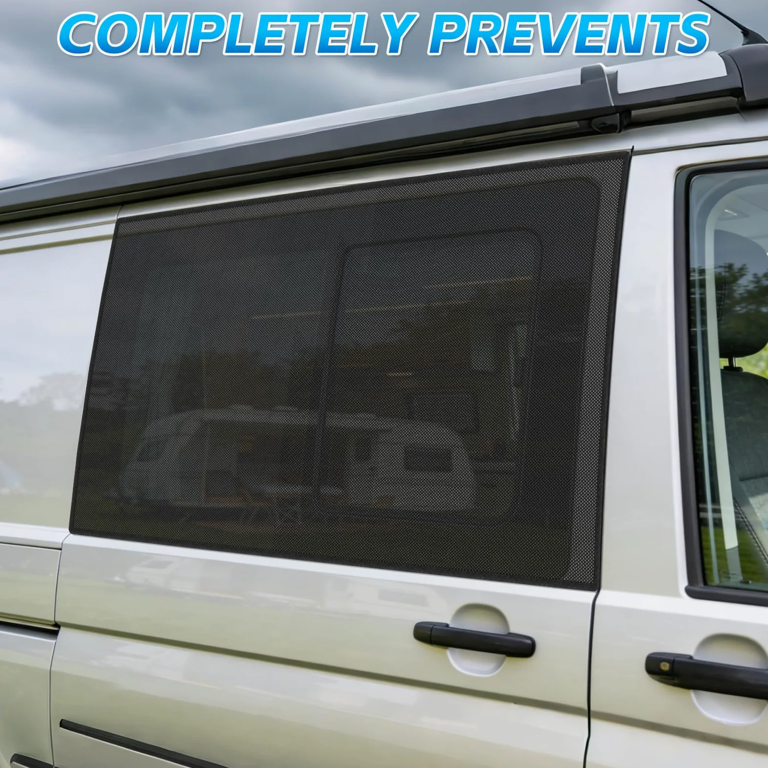 Mosquiteras para Puerta Corredera Reemplazo para VW T5 T6 T6. 1 California Pieza única, Mosquiteras Magnéticas para Insectos Transpirables para Acampar al Aire Libre