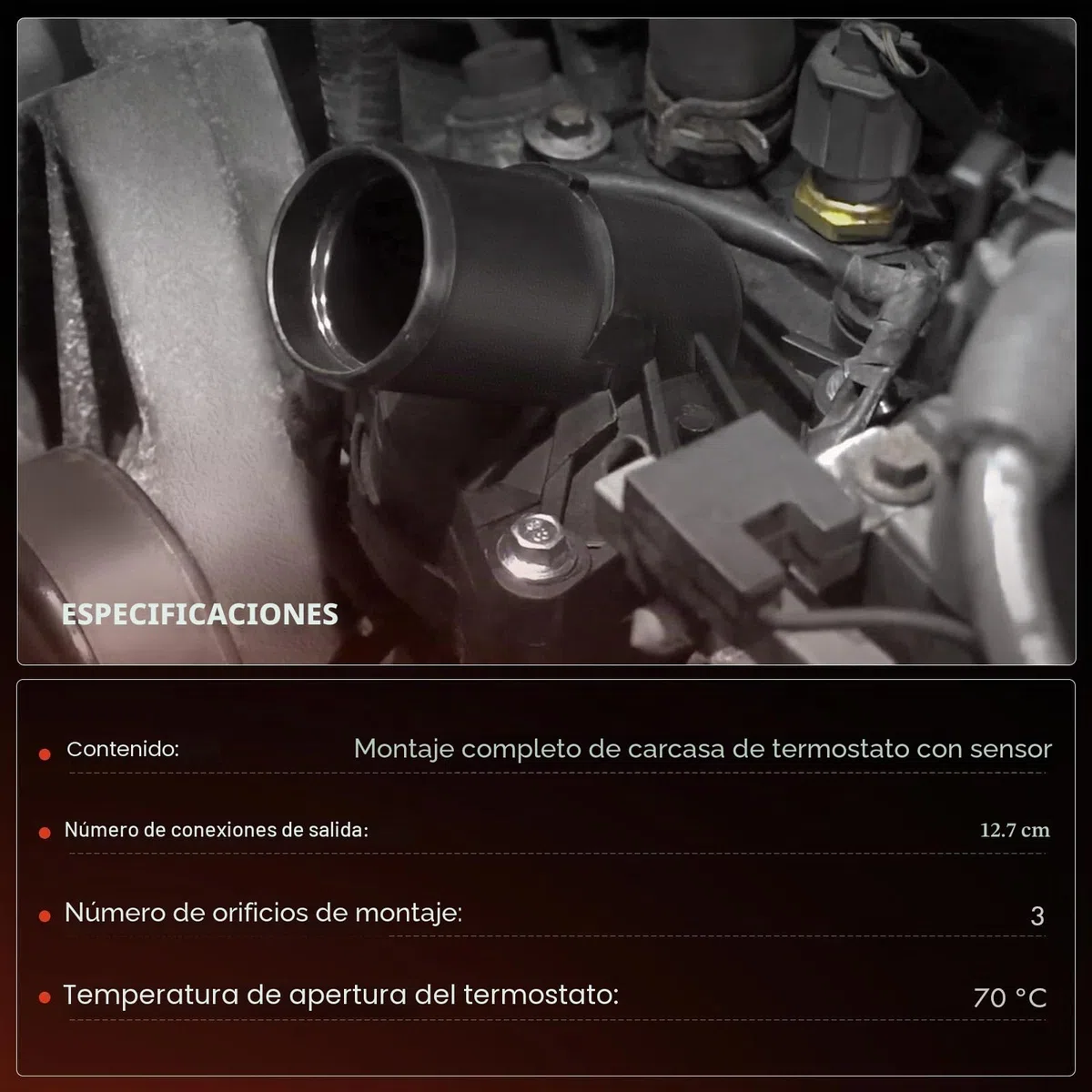 Frankberg Termostato de Refrigerante Diesel Compatible con Serie 3 Touring E91 2.0L Serie 3 Touring E46 2.0L Serie 1 E87 2.0L Serie 5 Touring E61 3.0L X5 E70 3.0L Replace# V209912821