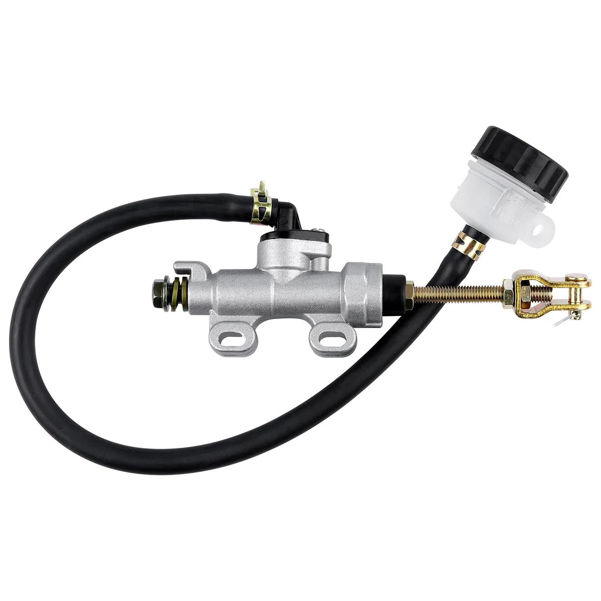 LOCOPOW Bomba universal cilindro maestro de freno trasero para Yamaha Kawasaki Suzuki Honda Arctic Cat Reparación edición para Dirt Bike ATV Motocicletas
