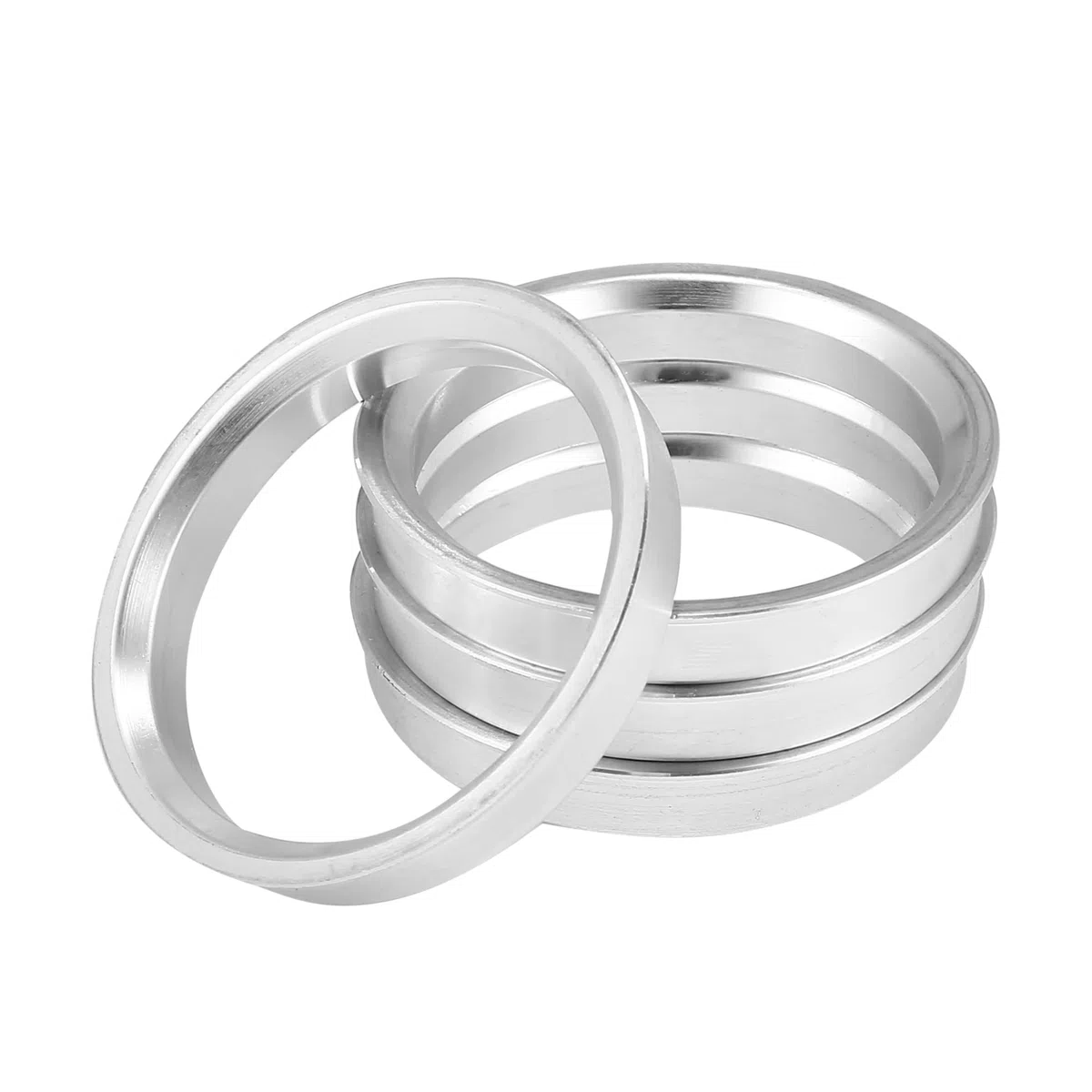 X AUTOHAUX 4 Piezas ID 57,1mm Aluminio Aleación Coche Cubo Centrados Anillos 66,1 mm Anillos de Centrales